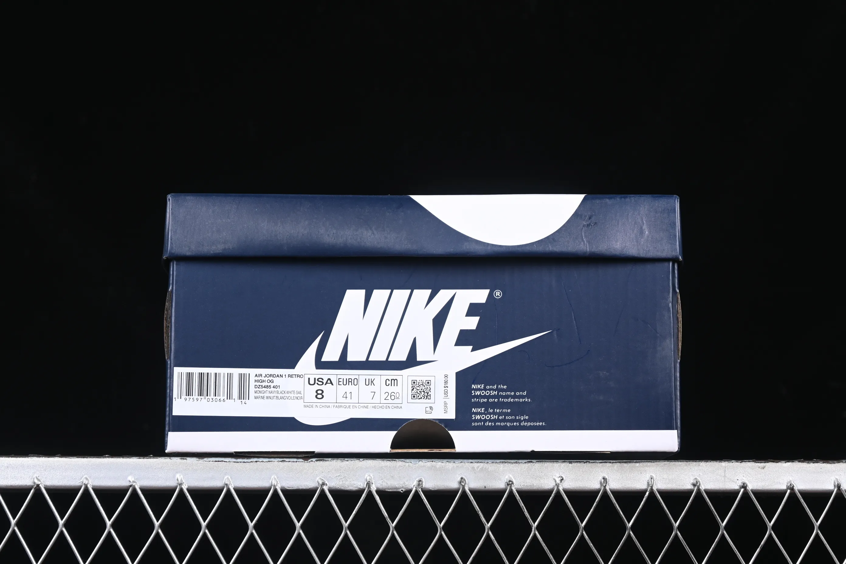 All categories Air Jordan Jordan series basketball shoes Air Jordan 1 High Air Jordan 1 High OG "Midnight Navy" AJ1 Joe 1 Midnight Navy DZ5485-401